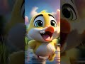 पीली बत्तख सफेद बिल्ली और काले बादल की कहानी duck thecat youtubeshorts