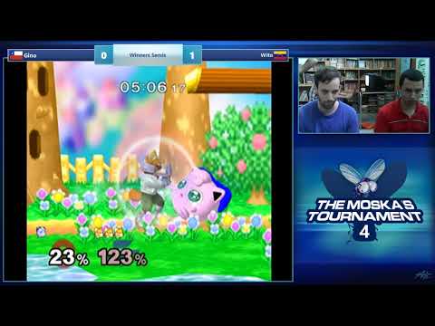 The Moska's 4 SSBM - Gino (Jigglypuff) vs Wito (Fox) - Winners Semis
