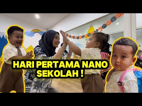 NANO'S FIRST DAY OF SCHOOL!! GREAT! NO ONE CRIED, IN BUT WE WERE HAPPY!!