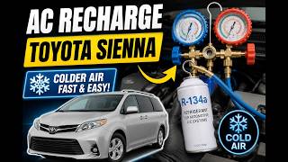 Toyota Air Conditioning Recharge - EASY DIY