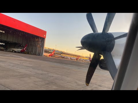 QantasLink q400 trip report Sydney to Tamworth