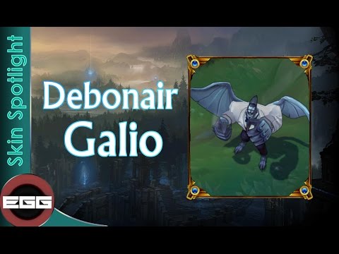 Debonair Galio Skin Spotlight - League of Legends Skin Review [HD]