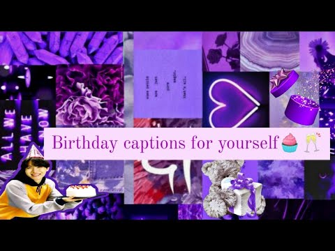 Top 20 Captions to post on your birthday photo||Birthday caption for yourself||Instagram captions||🧁