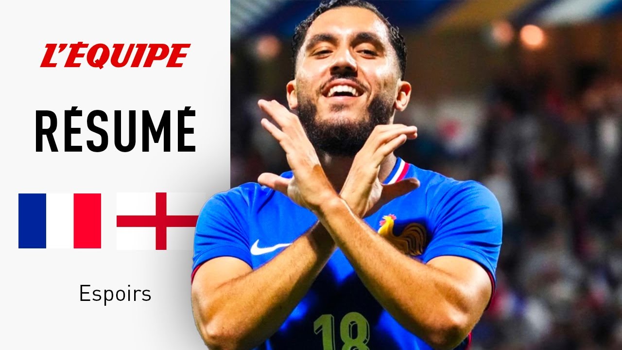 Espoirs : Emmenée par Cherki et Ekitike, la France écrase l'Angleterre dans un match fou