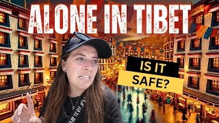 ALONE in TIBET, China at NIGHT - CRAZY Nightlife in Lhasa
