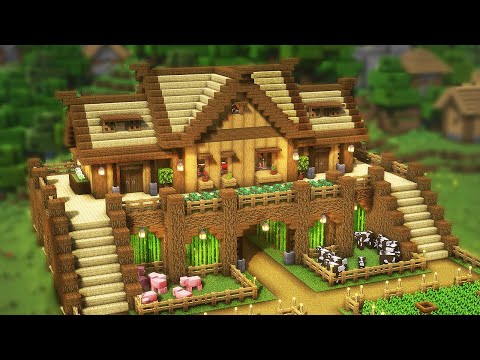 Minecraft Survival Haus bauen Tutorial 1.20 - Großes Haus bauen in Minecraft Survival Tutorial