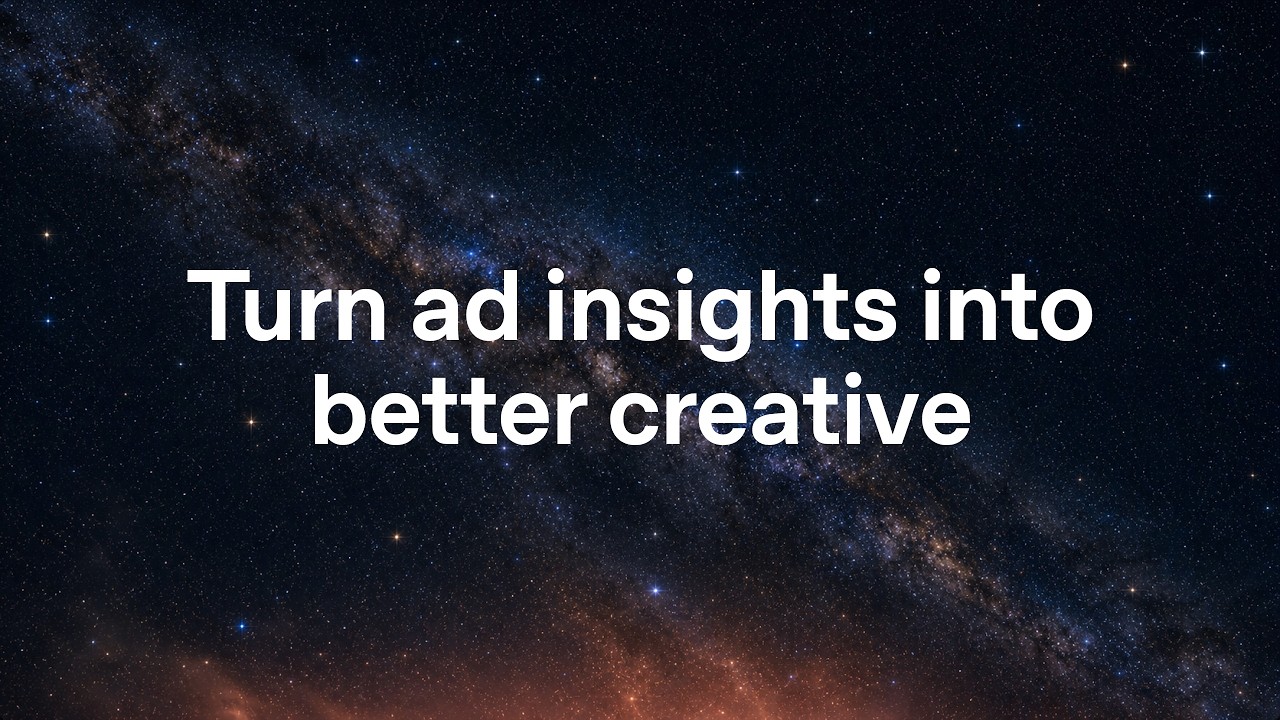 Use ChatGPT Work to analyze ad performance and refine creative - OpenAI Youtube