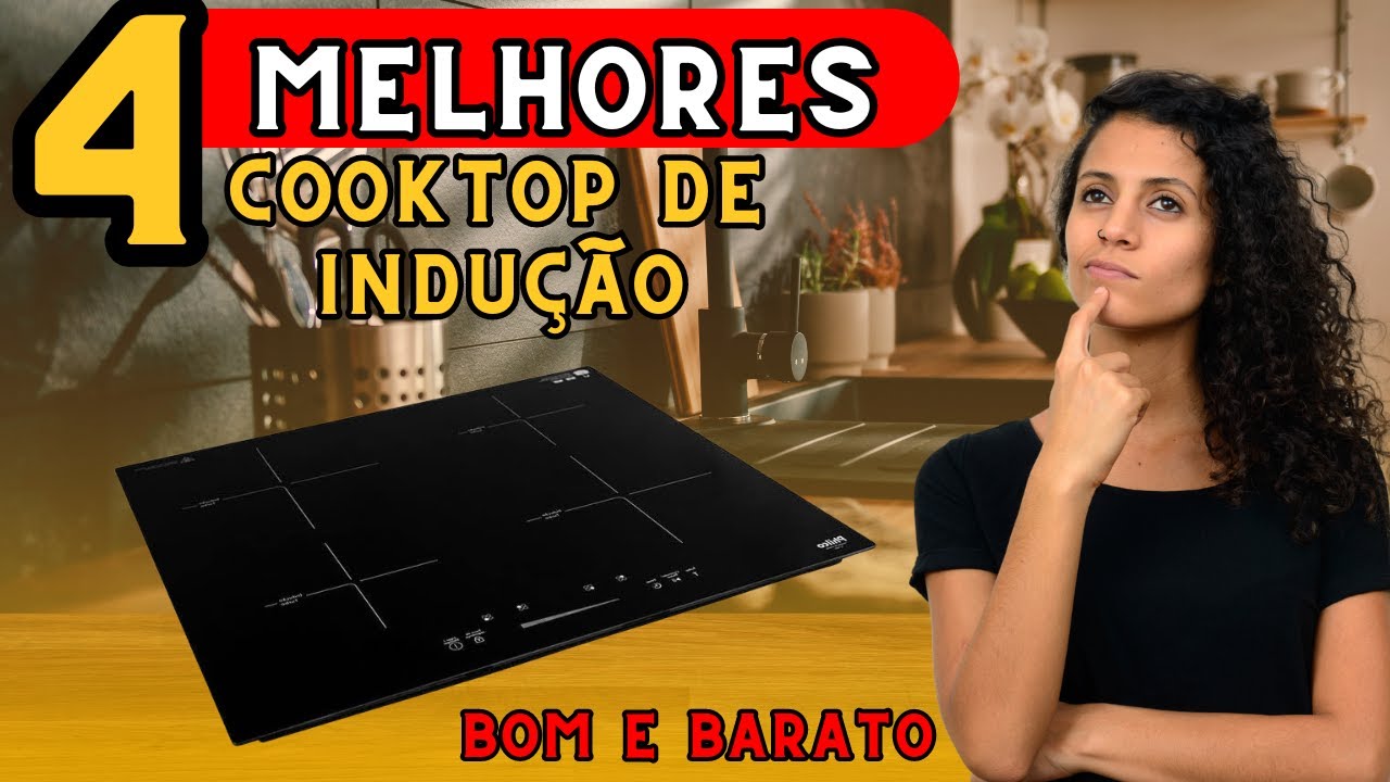 Top 4 MELHORES FOGÃO DE INDUÇÃO 2024 /  COOKTOP DE INDUÇÃO Bom e Barato!!!