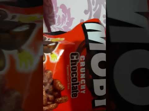 MOBY Crunchy Chocolate Flavored Corn Snack #snack #asmr #crunchy #chocolate #snacks #asmreating