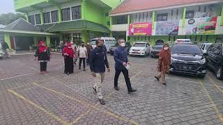 KUNJUNGAN BUPATI BANTUL DAN KEPALA DINKES BANTUL DI BBTKLPP Surabaya