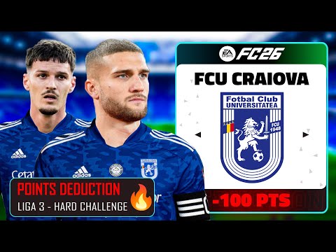 RECONSTRUIESC FC U CRAIOVA CU -100 PUNCTE #fc26 #frlp #mod
