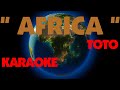 TOTO - AFRICA. Karaoke.