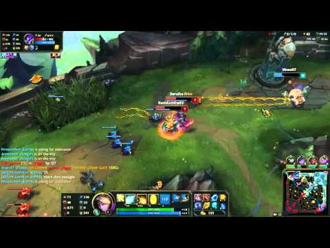 AP Ezreal vs Ziggs mid Ranked season 6 patch 6.7, 17 kills