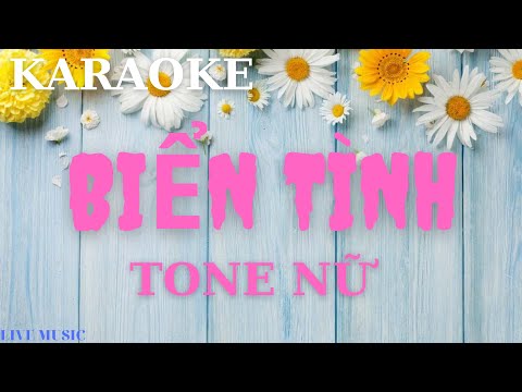 Karaoke Biển Tình - Tone Nữ - Live Music #39