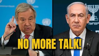 UN-Chef brüllt Israel in feuriger Rede an und fordert dringende Maßnahmen zur Zweistaatenlösung!