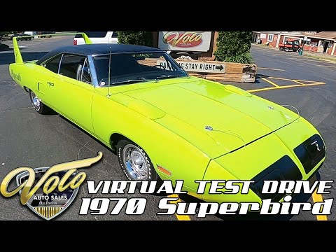 1970 Plymouth Superbird Virtual Test Drive at Volo Auto Museum (V18739)