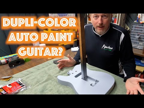 1st Time Painting Guitar With Dupli-Color Auto Paints