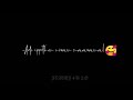 Meenamma Song ️black Screen Status ️STATUS 4 U 2 0