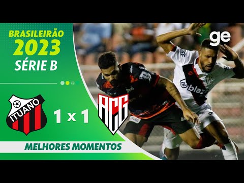 Gols e lances de Ituano x Atlético-GO