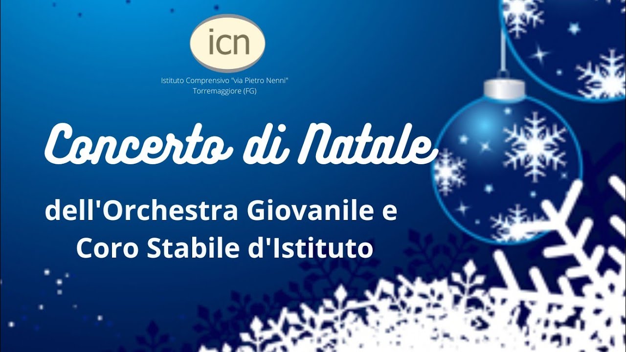 Concerto di Natale 2022 dell' Orchestra Giovanile e Coro Stabile d'istituto