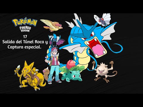 Pokémon Rojo Fuego Nuzlocke Ep.17 ¡UNA CAPTURA MUY CLAVE! Salida del Túnel Roca AL FIIINN