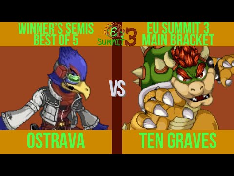 0strava (Falco) vs. Ten Graves (Bowser) - EU Summit 3 Winner's Semis - SSF2 Tournament