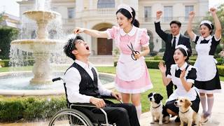 The CEO pretended to be ugly and scared off 99 maids. She didn't flee... and cut his long hair!