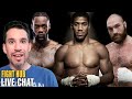 NO UNDISPUTED JOSHUA VS FURY FIGHT? ARE WE GONNA GET WILDER VS FURY 3? - FIGHT HUB TV LIVE CHAT