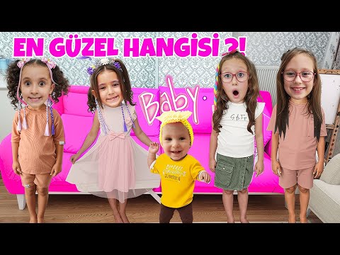 Bahar, Banu, Alya, and Asel Mira are trying on their new outfits!! Which one looks the best?!