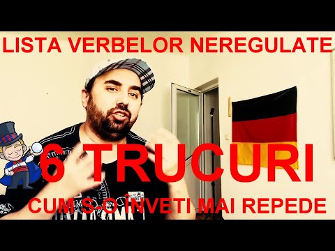 ✅LISTA VERBELOR NEREGULATE la GERMANA. 6  TRUCURI CUM SA O INVATAM MAI REPEDE - cu Doktor German