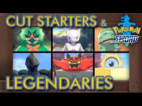 All Cut Starters & Legendaries That Are Hidden In Pokémon Sword & Shield