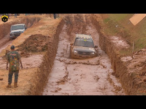 Arrancadão na Lama - Pajero Full vs Troller,  Gran Cherokee V8 vs XJ e Gaiola - LamaFest Caieiras