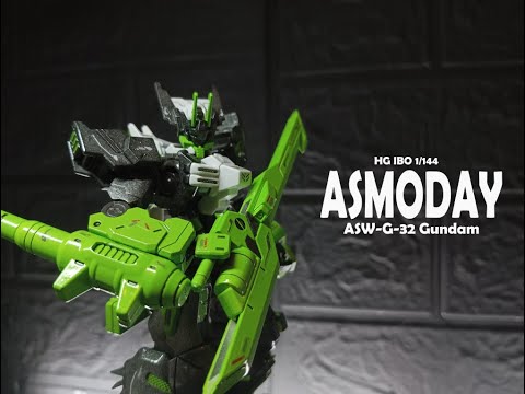 HG IBO 1/144 ASW-G-32 Gundam Asmoday | Full Custom Video