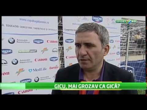 Gică Hagi vorbește despre Gicu Grozav