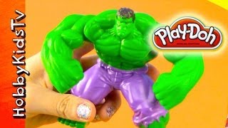 PLAY DOH Super Hero - Spiderman, Hulk, Ironman, Captain America, Wolverine, Thor, Zurg