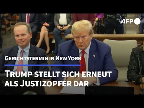 Trump stellt sich erneut als Justizopfer dar | AFP