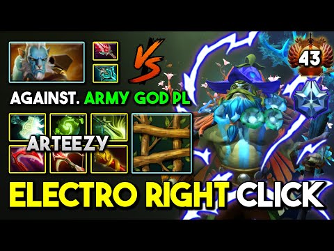 ELECTRO RIGHT CLICK CARRY By Arteezy Nature Prophet With Brutal DPS Sprout Against Army GOD PL DotA2