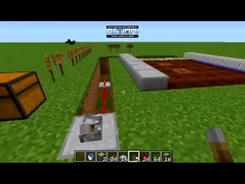 MINECRAFT TUTORIAL-FARM AUTOMATICA DI GRANO,PATATE,CAROTE