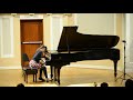 Sasha Zhang Chopin Ballade No 1 In G Minor