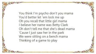 Elvis Costello - Psycho Live Lyrics