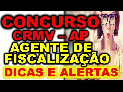 Concurso CRMV AP Agente de Fiscalização MELHORES TÉCNICAS DE ESTUDOS #QUADRIX GABARITE NÍVEL MÉDIO