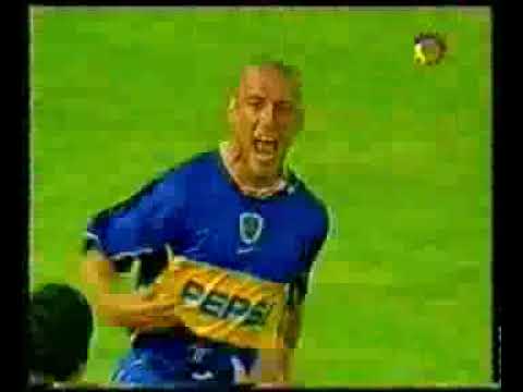Gol de Crosa a Belgrano (Boca 3-Belgrano 2 10-02-2002)