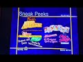 Sneak Peeks Menu From Disney Princess A Christmas Of Enchantment 2005 DVD Christmas Day Special