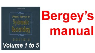 Bergy's Manual