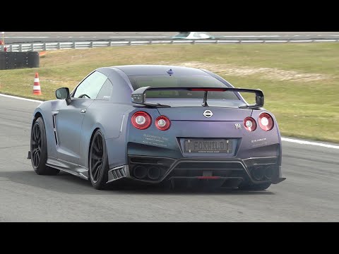 JDM Tuner Cars Accelerating! Nissan GT-R MTR800, 1000HP Skyline R33, Impreza WRX STI, RX7, 200SX