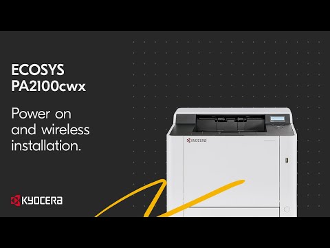 Kyocera PA2101cwx — первое включение и Wi-Fi