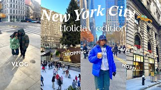 New York Vlog 🚕 Holiday vibe’s, 5th avenue, thanksgiving parade, shopping, cafes💫