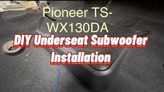 Pioneer Underseat Subwoofer Installation for Car @JTHomeDIY