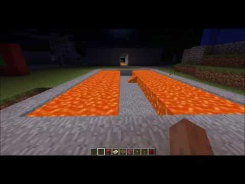 come creare un passaggio segreto nella lava in minecraft