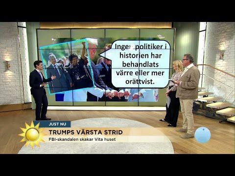Trump under press - "Ingen politiker i historien har behandlats värre" - Nyhetsmorgon (TV4)